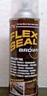 8556476 00360 Flex Seal Rubber Spray Sealant 14oz Brown Free Shipping 855647003606