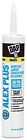 18152 Dap Alex Plus 10.1 Oz White Acrylic Latex Caulk Silicone 070798181014