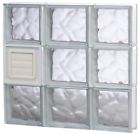 2018sdcdv Clearly Secure Glass Block Window Dryer Venting Thermal 0722465201272