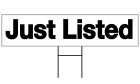 246jlb Just Listed Real Estate Sign Riders 12 Pack Double Sided Free Shipping