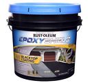 247471 Rust-oleum Blacktop Coating Jet Black 2 Gal Epoxyshield Driveway Sealant 20066 17557