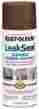 267976 Rustoleum 12oz Brown Leak Seal Spray Flexible Rubber Coating