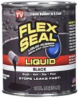 29-95-1243 853517006283 Flex Seal Liquid Rubber Sealant Coating 16 Oz Black Brush Roll Dip Pour On