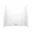 469617 3-piece Swanstone 30 In X 60 58 Easy Up Adhesive Tub Wall White
