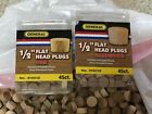 313012 315012 General Tools Hardwood Flat Head Plugs Oak Over Packs