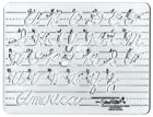 3261 School-rite Cursive Handwritting Template 099707032612