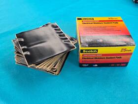 X.045 3m 051128585986 25 Scotch Electrical Moisture Sealant Pads 2.5 Inch X2.5 Pro Auto Grade Nib