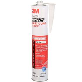 0652 3m 1 Case Of 10 Bottles Marine Adhesive Sealant Fast Cure White 10fl Oz