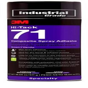 3m 076308143299 Hi-tack Composite Spray Adhesive 71 Green 24 Fl Oz Net Wt 18.04