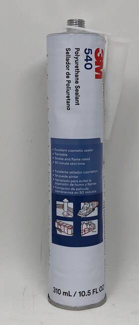 101-68-8 3m Polyurethane Sealant 540 White 10.5 Fl Oz