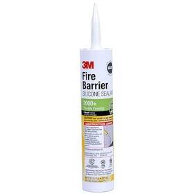 3m 2000 10.3oz Fire Barrier Sealant 10.3 Oz. Gray Pk12
