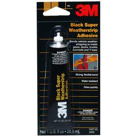 03602 3m 3602 Black Super Weatherstrip Adhesive 1 Fl Oz Per Pack