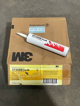 50051115038575 3m Brand Fire Barrier Caulk #cp 25wb Box Of 12