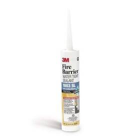 50051115115382 3m Fire Barrier Water Tight Sealant 1003 Sl Gray 10.1 Fl Oz Cartridge 12ea