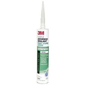 3m 593154 4200 Fast Cure Polyurethane/adhesive Sealant White New