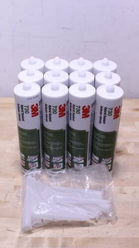 62-5292-5230-6 3m 730 Clear Hybrid Sealant Box Of 12 Exp. April 4 2025