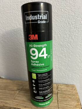 7000121417 3m New 94et Spray Adhesive Hi-strength Series Clear 19 Oz Aerosol Can