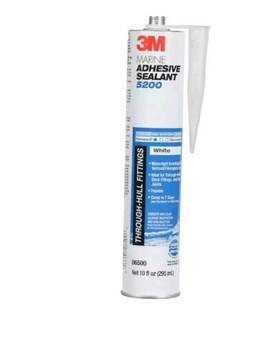 3m 711181157178 10 Oz. White 5200 Marine Adhesive Polyurethane Sealant Paint Supplies