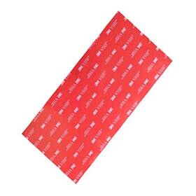 5952 3m 756681669264 Vhb 100x200mm 4 Inch X8 1 Sheet Gray Red Yellow