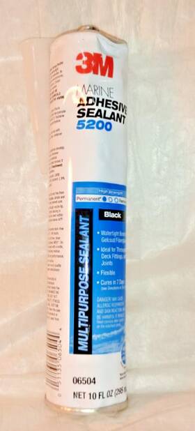 Ax8696095 3m Marine Adhesive Sealant 5200 Black Polyurethane Permanent Bonding And Sealing