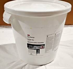 H5sg49fw9 3m Fire Barrier Mortar 28 Lb Bucket 3-hour Rated Pipes Cables