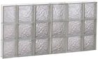 4424sic Clearly Secure Ice Pattern Glass Block Window Privacy 7437357480453