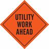57031 Brady Mesh Signs Legend Utility Work Ahead