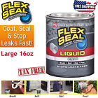 7703 Flex Seal Liquid Clear Rubber Sealant Coating Large 16oz Brush Roll Dip Pour 700535167703