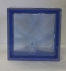 8002883026551 Vetroarredo Blue Wave Satin Side Glass Block