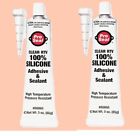 80066 Proseal Rtv Silicone Squeeze Tubes Clear Sealant Adhesive 710165698683