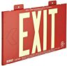 90885b Brady Glo Height Width Red Color Photoluminescent Exit