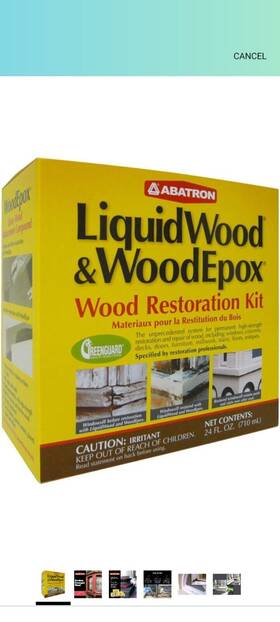 15dp Abatron Wood Restoration Kit Liquidwood Epoxy Resin Hardener And Woodepox Filler