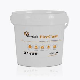 Firecast-10 Abc Manufactured Goods Inc Firecast Castable Refractory Cement Mix 3110 Degree Fahrenheit 10 Lbs High Tempe