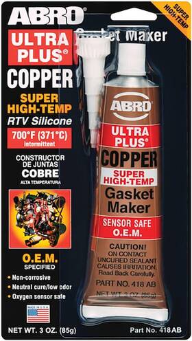 418ab Abro Ultra Plus 999 Rtv Silicone Sealant And Gasket Maker For Import Engines S