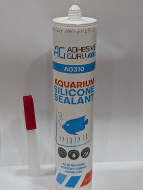Adhesive Guru 731559710361 High-strength Clear Silicone Sealant For Aquariums - 10.5 Ounce Total Non-toxic