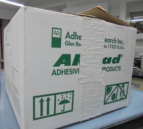 Sp-0043-8 Adhesives Research Inc Arclad 0043 Brown Single Face Self Wound Repulp