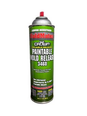 3640 Aervoe Crown Paintable Mold Release Spray Non-chlorinated Silicone 10oz