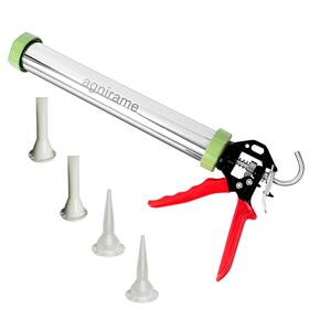 A-008 Agnirame Sausage Caulking Gun Manual Drive High Thrust Caulk For Processing