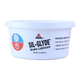 Ags Automotive Solutions 077146343025 Sil-glyde 12 Oz Tub Silicone Based Brake Assembly Lubricant For Eliminating D