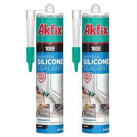 100e-2 Akfix 100% Translucent Silicone Sealant On Bathroom And Kitchen Waterproof Sealer