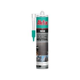 905n Akfix 699396001764 Clear 100% Silicone Caulk For Construction And Building 1x10.5 Fl