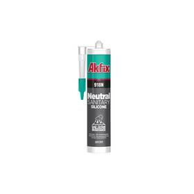 918n Akfix 699396082671 Black 100% Silicone Caulk For Kitchen And Bathroom 1x10.5 Fl.oz. - Sol