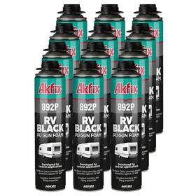 892p Akfix 699396088376 Black Insulating Spray Foam Uv Resistant For Landscape Rv And Automot