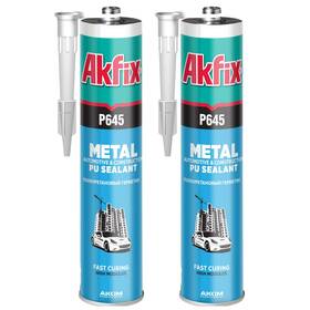 Akfix 767023857188 P645 Seam Sealer Automotive Beige 2x10.1 Oz. - Urethane Autobody Seale