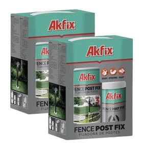 Post-2 Akfix 2k Fence Post Mix Repair Kit 2x23.8oz.- 4 Bottles - Concrete Alternat