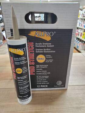 All Pro 016659130043 Allpro Stretch Acrylic Urethane Elastomeric Caulk Stone Case Lot Of 12