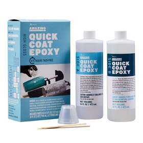 Al10621w Alumilite Epoxy Resin Clear Fast Curing Quick Coat 32 Oz Art