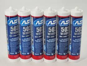 190silc10cl American Sealants 6 Pack Asi 502 Clear Finish Silicone Sealant 10.2 Oz. Each