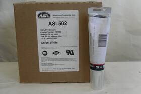 190silc3wh American Sealants Case Of 24-2.8oz Squeeze Tubes Inc 100% Rtv Silicone 502