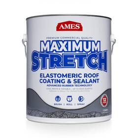 Mss1 Ames 691195069950 Research Laboratories Maximum Stretch Roof Coating 1 Gallon White